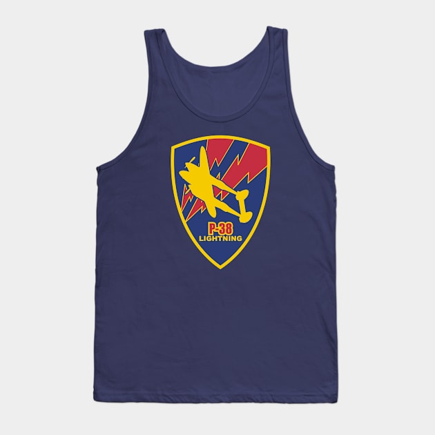 P-38 Lightning Tank Top by Tailgunnerstudios